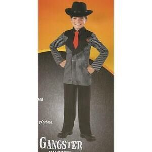 NEW Halloween Sensations Rubie's Boys Pinstripe Gangster Suit Costume M (8)